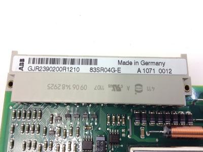 83SR04G-E ABB GJR2390200R1210 Control Module