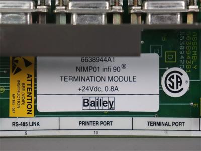 NIMP01 ABB Bailey Multi-Function Processor Termination Module