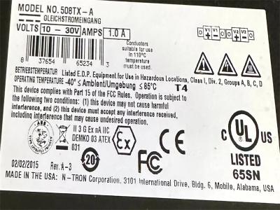 508TX-A 336A4940DNP508TX NTRON INDUSTRIAL ETHERNET SWITCH FOR PROCESS CONTROL